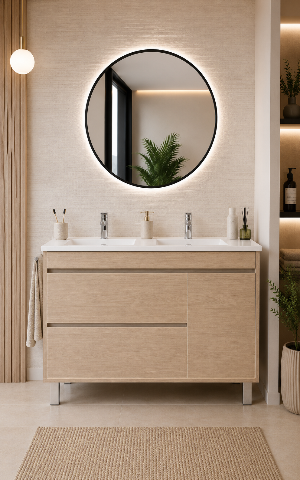Móvel de casa de banho CAPRERA com lavatório