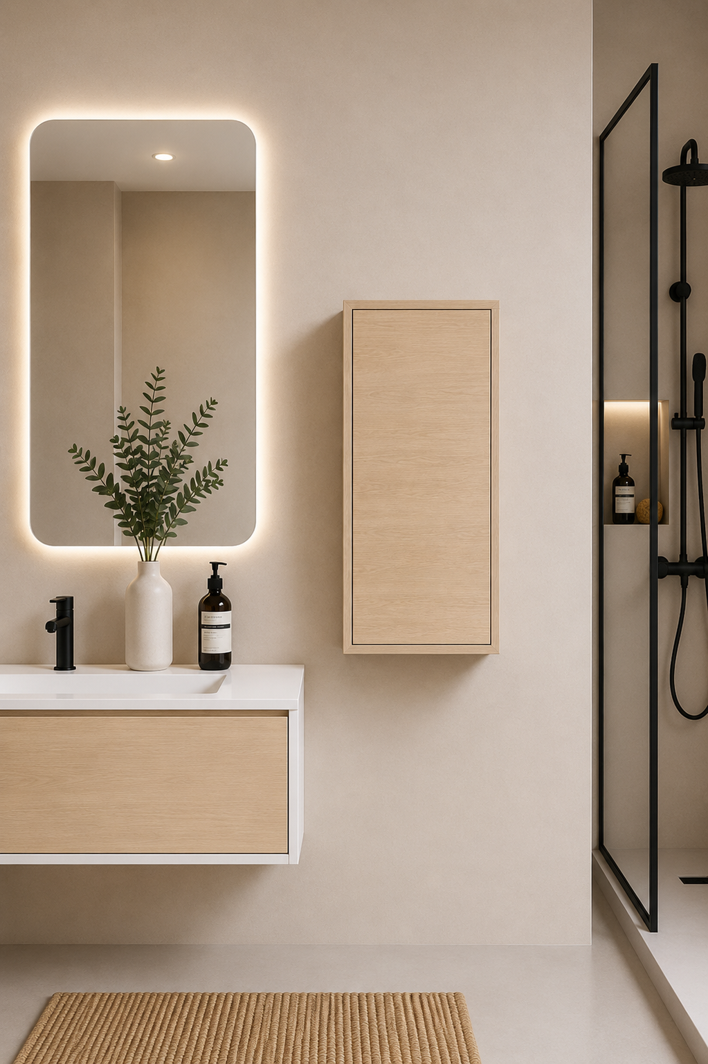 Coluna de casa de banho FLORENCIA uma porta 70 cm