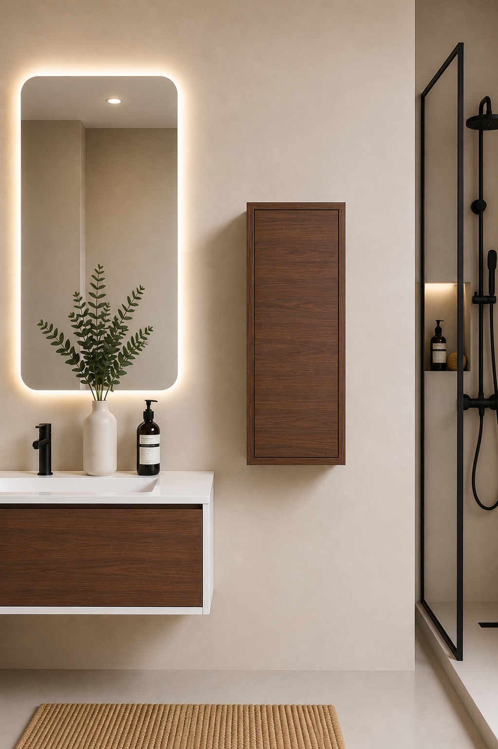 Coluna de casa de banho FLORENCIA uma porta 70 cm