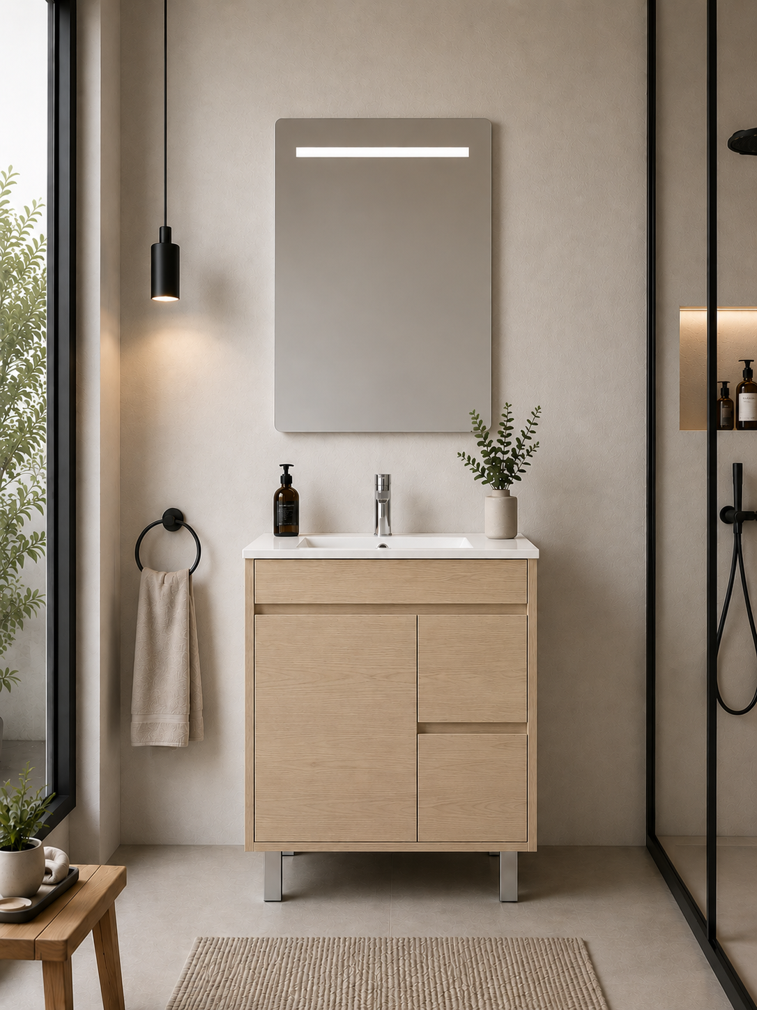 Móvel de casa de banho ISQUIA com lavatório