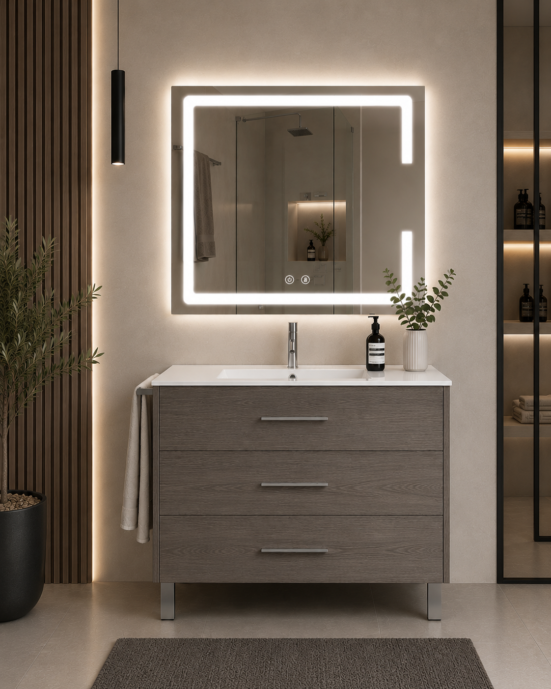 Móvel de casa de banho RIBERA com lavatório