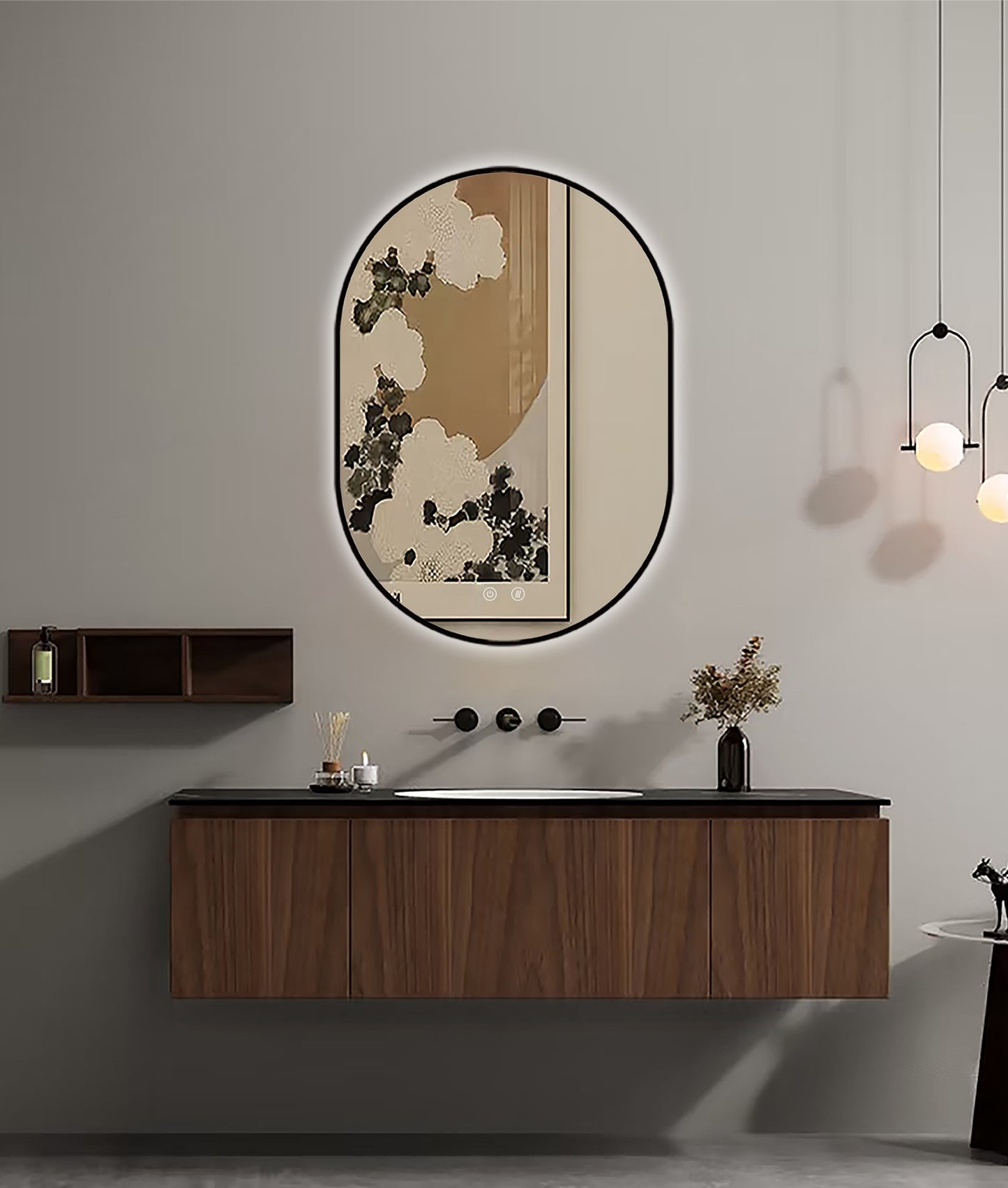 Espelho LED Selene Black