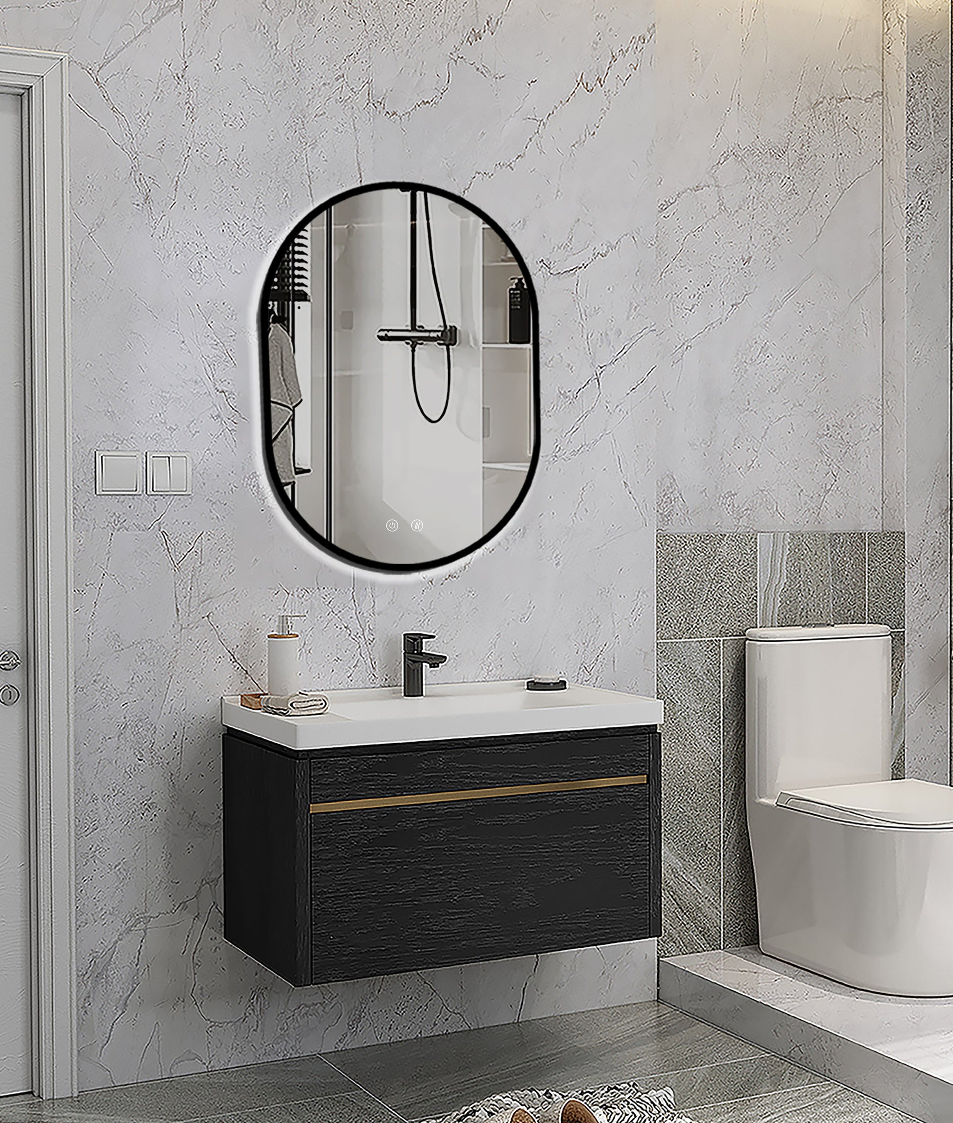Espelho LED Selene Black