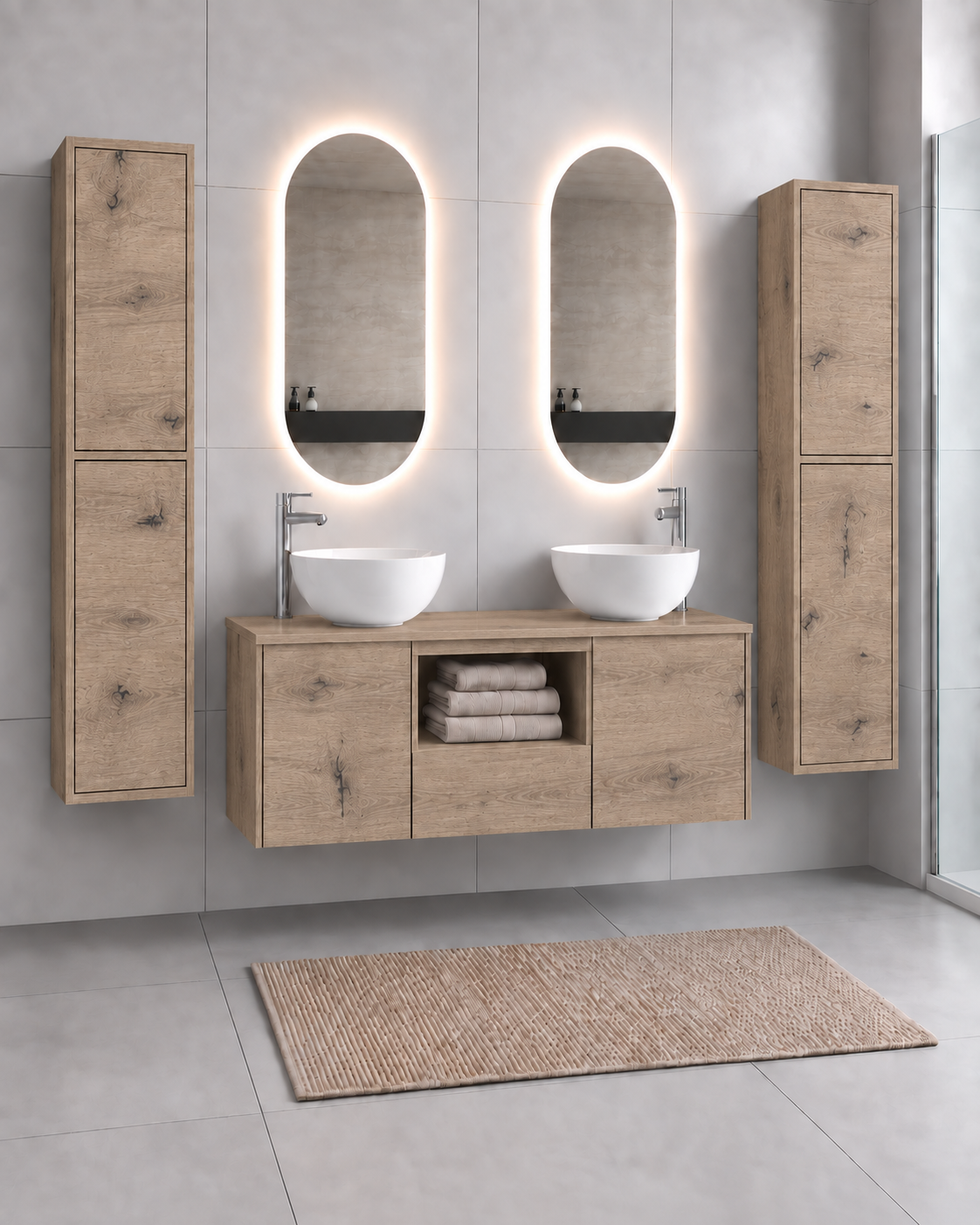 AMALFI 120 DOBLE Roble Smoky